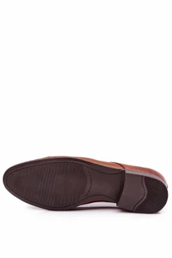 Best Boto Skórzane Półbuty Bednarek 723 Brązowe