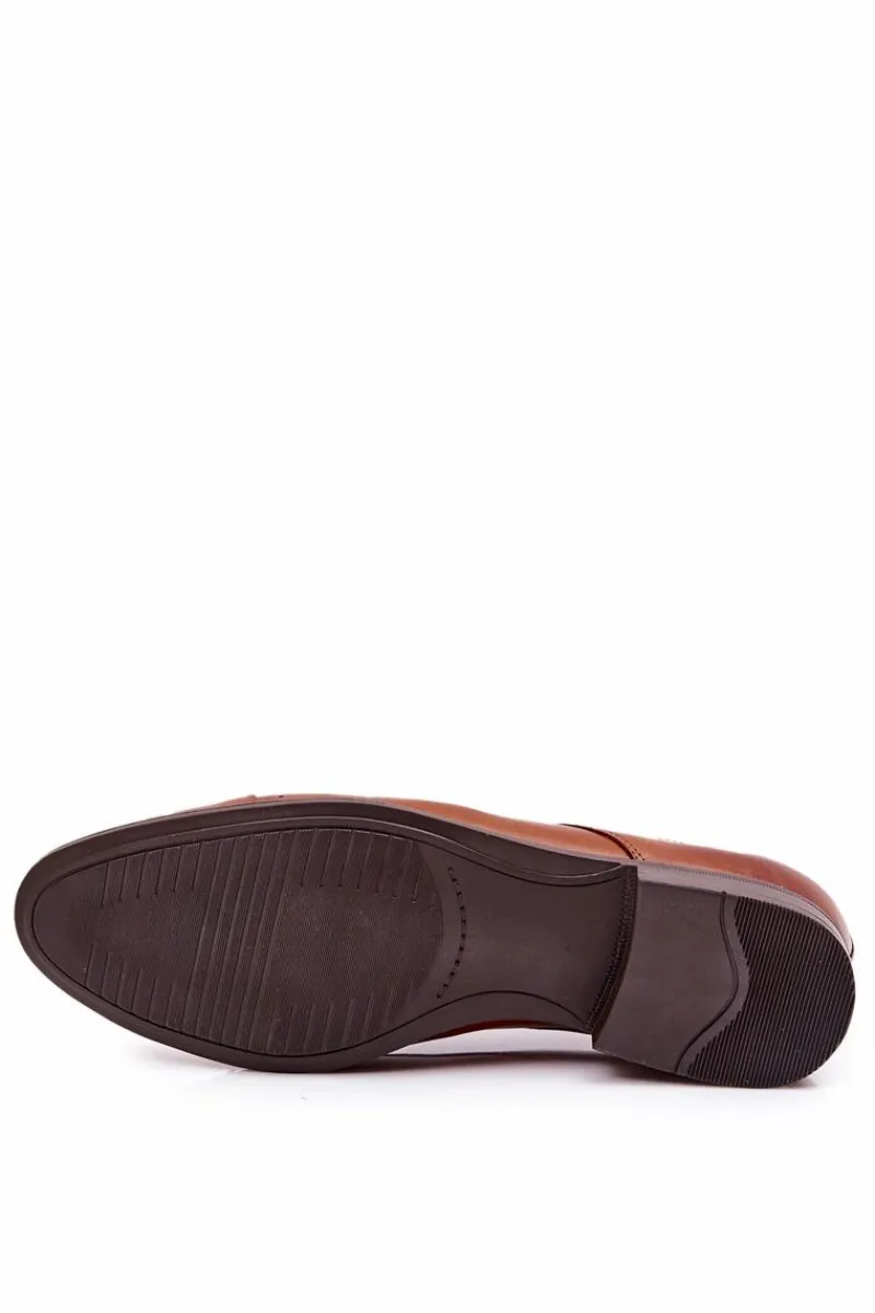 Best Boto Skórzane Półbuty Bednarek 723 Brązowe