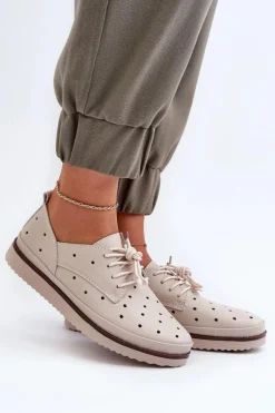 Półbuty Skórzane><noscript><img width=