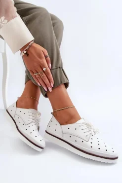 Półbuty Skórzane><noscript><img width=