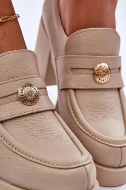 Półbuty Skórzane><noscript><img width=