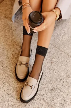 Hot Skórzane Półbuty Mokasyny Damskie Szare Beanika Damskie Mokasyny Damskie Skórzane|Mokasyny Damskie Zamszowe