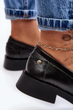 Półbuty Skórzane|Mokasyny Damskie Skórzane><noscript><img width=