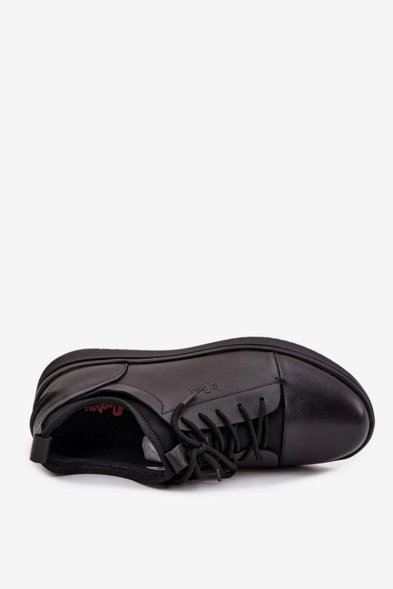 Online Lee Cooper Skórzane Półbuty Męskie LCJ-26-33-3964 Czarne