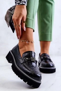 Mokasyny Damskie Skórzane><noscript><img width=