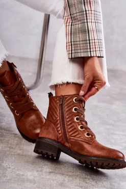 Botki Sznurowane|Botki Zimowe Damskie><noscript><img width=