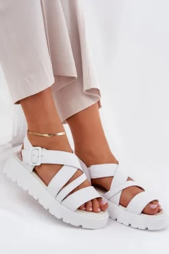 Sandały Na Koturnie|Sandały Płaskie><noscript><img width=