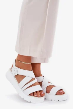 Sandały Na Koturnie|Sandały Płaskie><noscript><img width=