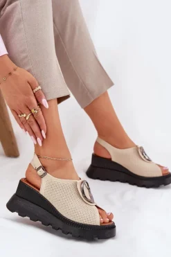 Sandały Na Koturnie><noscript><img width=