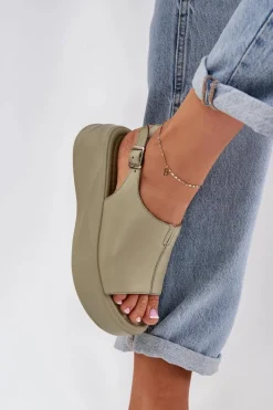 Sandały Płaskie><noscript><img width=