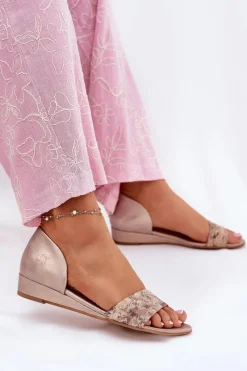 Sandały Na Koturnie|Sandały Płaskie><noscript><img width=