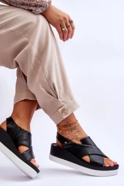 Sandały Na Obcasie|Sandały Na Koturnie><noscript><img width=