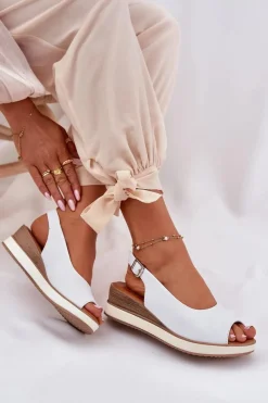 Sandały Z Cholewką|Sandały Na Koturnie><noscript><img width=