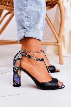 Sandały Na Obcasie|Botki Skórzane><noscript><img width=