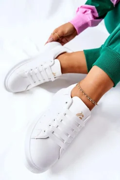 Buty Sportowe Na Platformie></noscript>Boto Skórzane Sportowe Buty Na Platformie Białe Lemmy