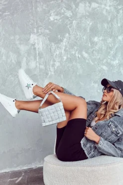 Clearance Big Star Shoes Skórzane Tenisówki Gwiazda Big Star JJ274240 Białe