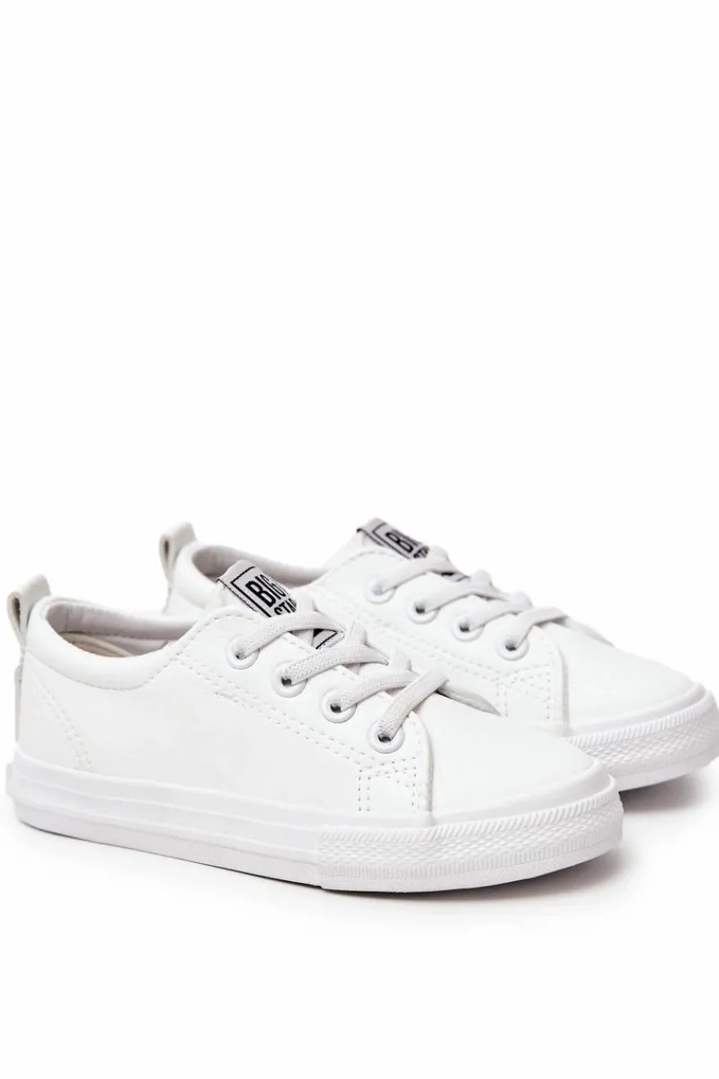 Chłopięce|Dziewczęce>Big Star Shoes Skórzane Trampki Big Star JJ374024 Białe