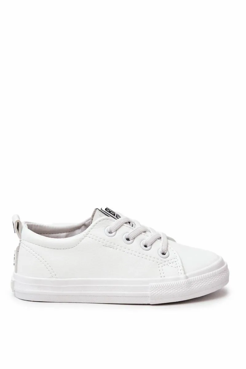 Chłopięce|Dziewczęce>Big Star Shoes Skórzane Trampki Big Star JJ374024 Białe