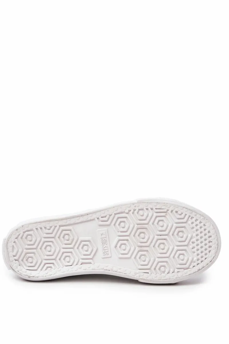 Chłopięce|Dziewczęce>Big Star Shoes Skórzane Trampki Big Star JJ374024 Białe