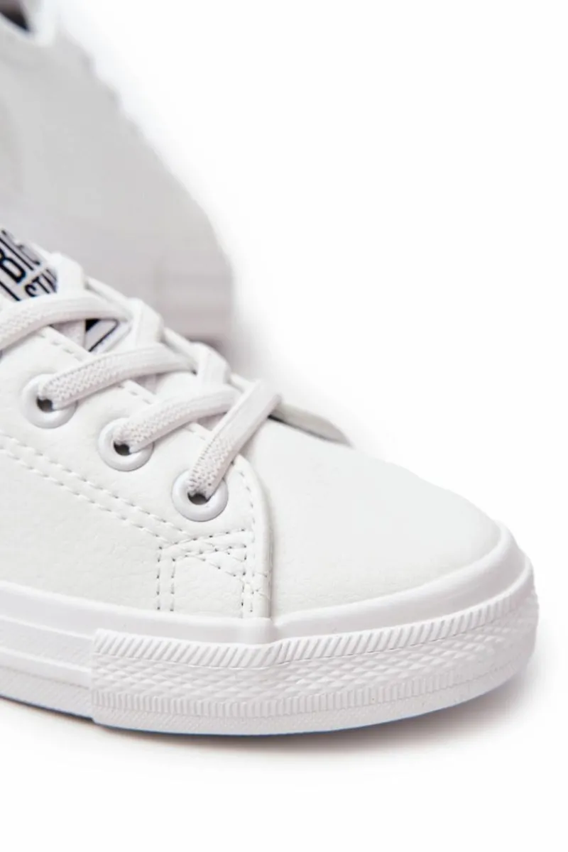 Chłopięce|Dziewczęce>Big Star Shoes Skórzane Trampki Big Star JJ374024 Białe