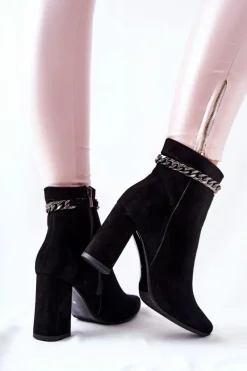 Botki Na Słupku|Czarne Botki><noscript><img width=
