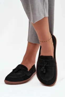 Mokasyny Damskie Zamszowe|Barefoot><noscript><img width=