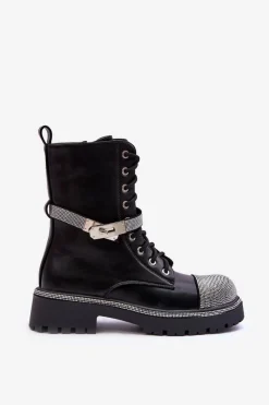 Damskie Trapery|Botki Sznurowane><noscript><img width=