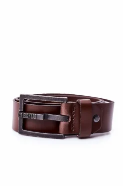 New Big Star Shoes Skórzany Pasek Męski Big Star HH674105 Brązowy