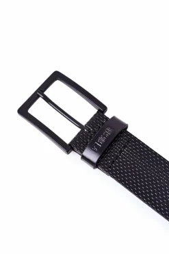 Sale Big Star Shoes Skórzany Pasek Męski Big Star HH674112 Czarny