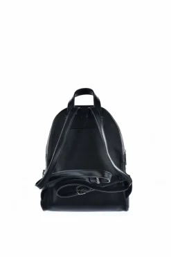 Sale Skórzany Plecak Big Star JJ574024 Czarno-Srebrny Plecaki