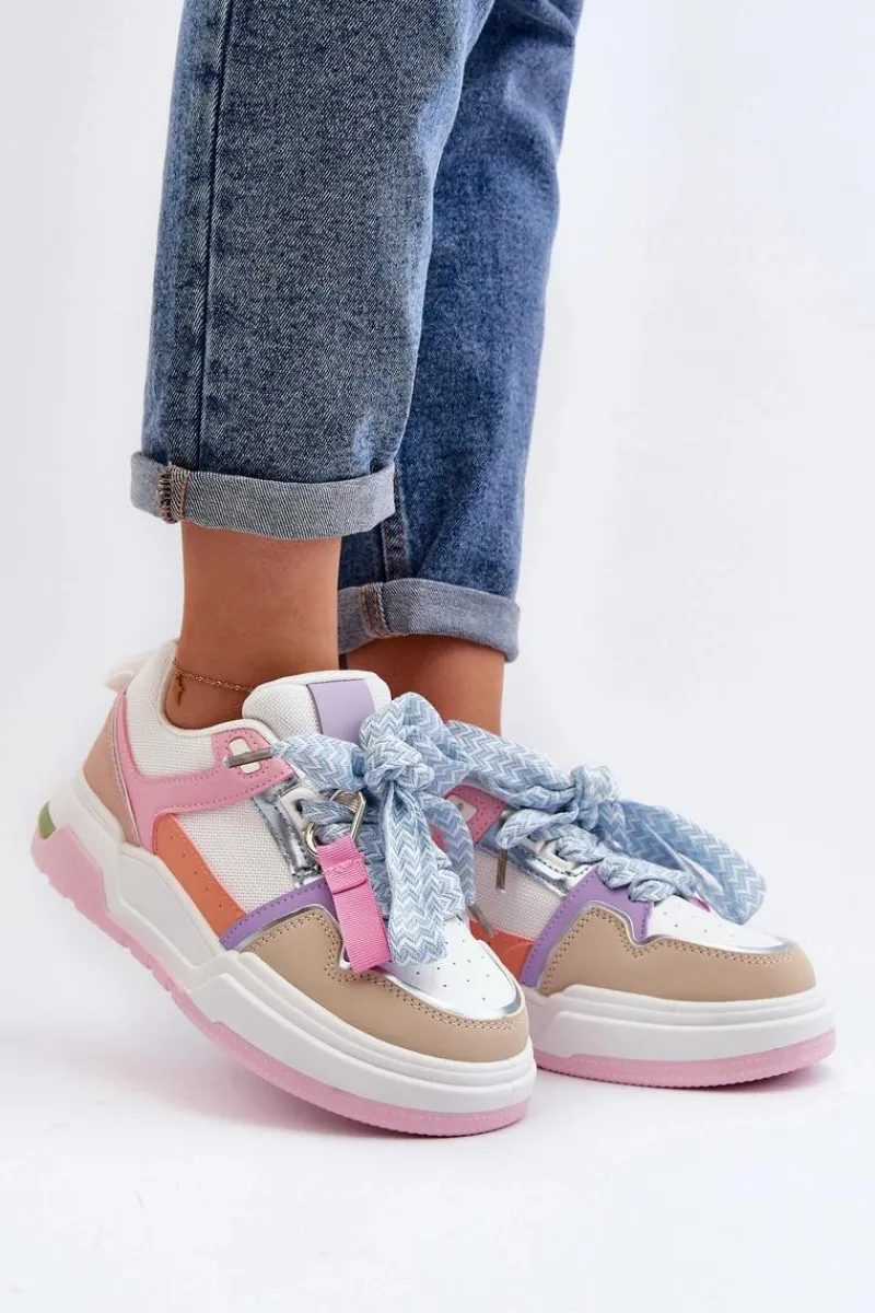 Buty Sportowe Na Platformie|Sneakersy Damskie>Boto Sneakersy Buty Sportowe Damskie Multikolor Neatisa Wielokolorowy