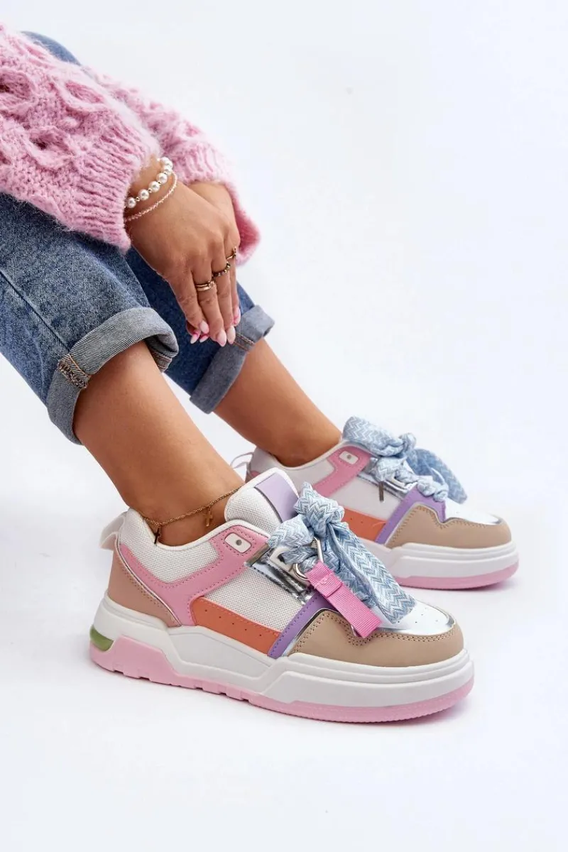 Buty Sportowe Na Platformie|Sneakersy Damskie>Boto Sneakersy Buty Sportowe Damskie Multikolor Neatisa Wielokolorowy