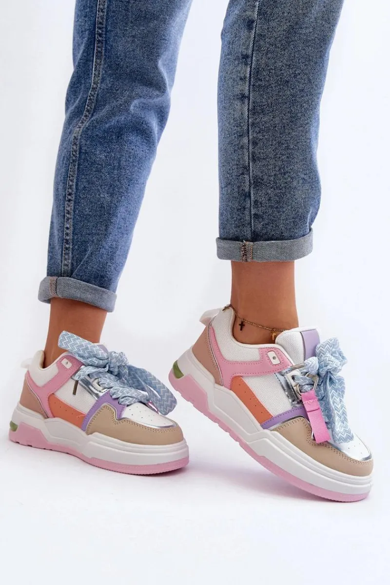Buty Sportowe Na Platformie|Sneakersy Damskie>Boto Sneakersy Buty Sportowe Damskie Multikolor Neatisa Wielokolorowy
