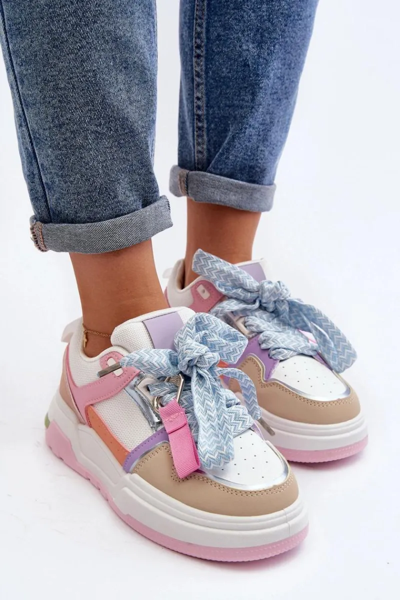 Buty Sportowe Na Platformie|Sneakersy Damskie>Boto Sneakersy Buty Sportowe Damskie Multikolor Neatisa Wielokolorowy