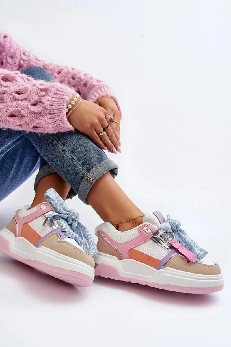 Buty Sportowe Na Platformie|Sneakersy Damskie>Boto Sneakersy Buty Sportowe Damskie Multikolor Neatisa Wielokolorowy