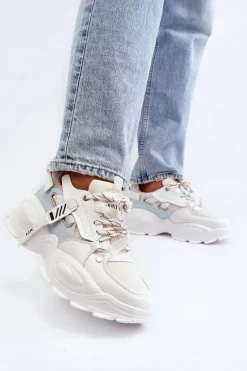 Sneakersy Damskie>GOE Sneakersy Damskie NN2N4039B Białe