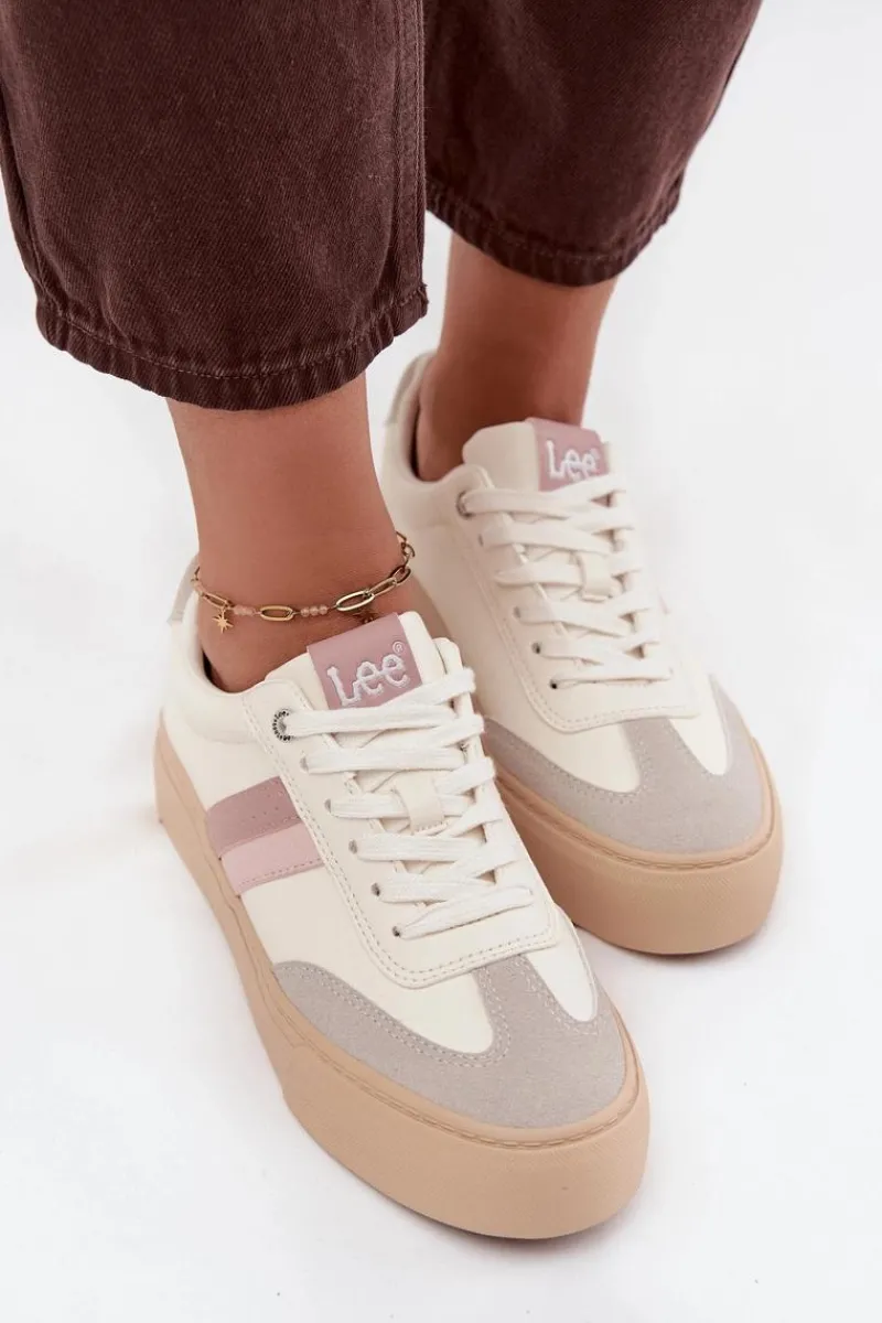 Clearance Lee Sneakersy Damskie AILANI WOMEN LOW 50253004.02A Zgaszona Biel