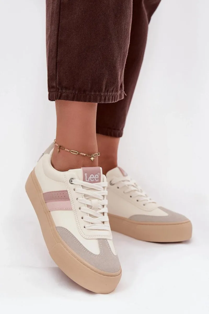 Clearance Lee Sneakersy Damskie AILANI WOMEN LOW 50253004.02A Zgaszona Biel