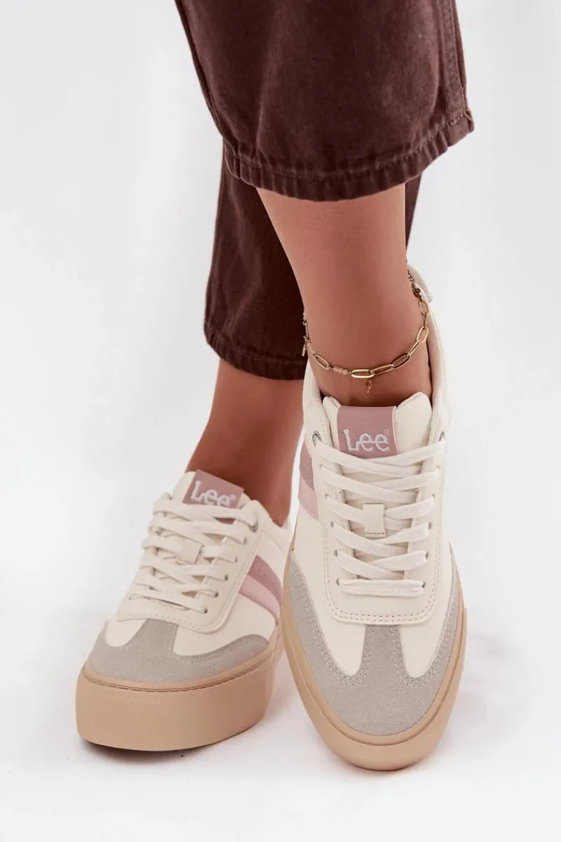 Clearance Lee Sneakersy Damskie AILANI WOMEN LOW 50253004.02A Zgaszona Biel