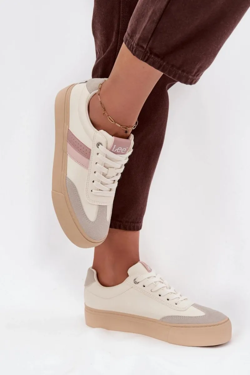 Clearance Lee Sneakersy Damskie AILANI WOMEN LOW 50253004.02A Zgaszona Biel