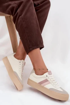 Clearance Lee Sneakersy Damskie AILANI WOMEN LOW 50253004.02A Zgaszona Biel