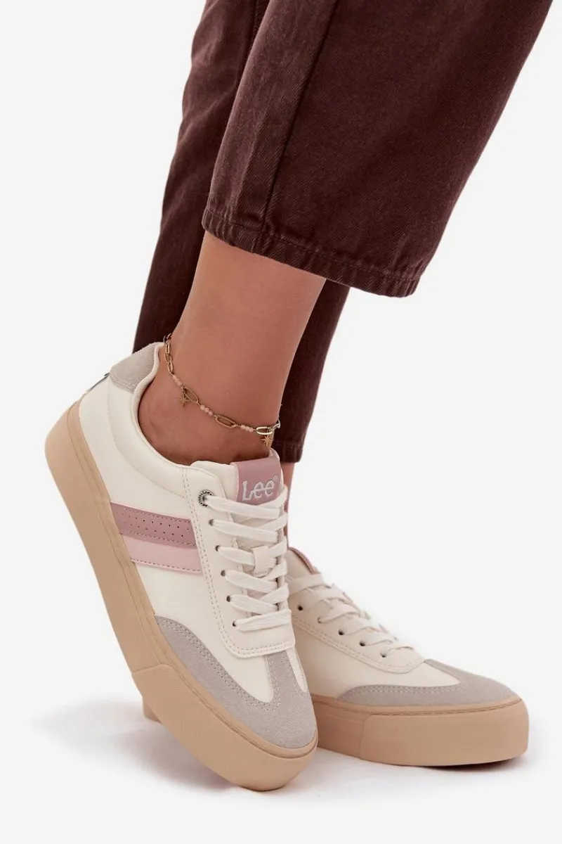 Clearance Lee Sneakersy Damskie AILANI WOMEN LOW 50253004.02A Zgaszona Biel