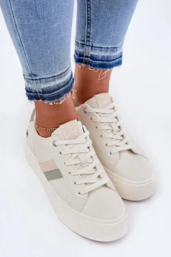 Lee Sneakersy Damskie LAYLA WOMEN LOW 50251003 Zgaszona Biel Biały