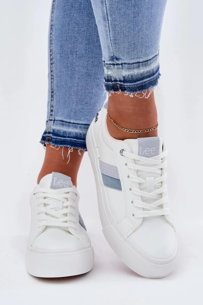 Sale Sneakersy Damskie LAYLA WOMEN LOW 50251003 Białe Damskie Sneakersy Damskie