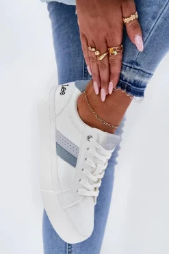 Sale Sneakersy Damskie LAYLA WOMEN LOW 50251003 Białe Damskie Sneakersy Damskie