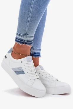 Sale Sneakersy Damskie LAYLA WOMEN LOW 50251003 Białe Damskie Sneakersy Damskie