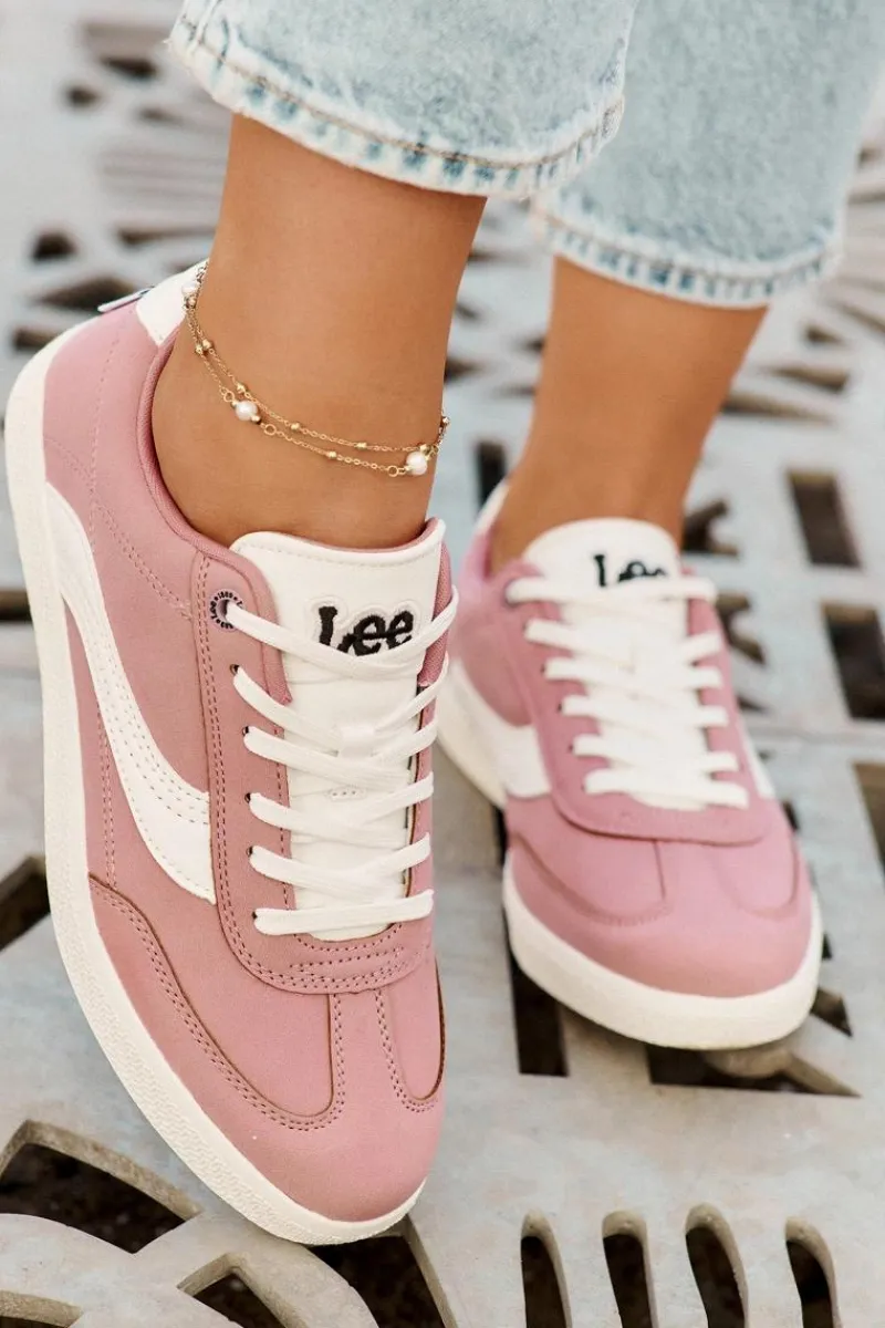 Outlet Lee Sneakersy Damskie LIAN WOMEN LOW 50251005.72G Fioletowe Fioletowy