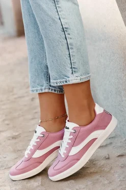 Outlet Lee Sneakersy Damskie LIAN WOMEN LOW 50251005.72G Fioletowe Fioletowy