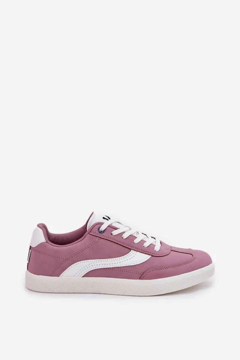 Outlet Lee Sneakersy Damskie LIAN WOMEN LOW 50251005.72G Fioletowe Fioletowy