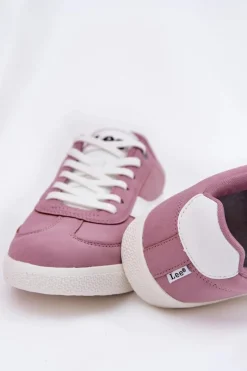 Outlet Lee Sneakersy Damskie LIAN WOMEN LOW 50251005.72G Fioletowe Fioletowy